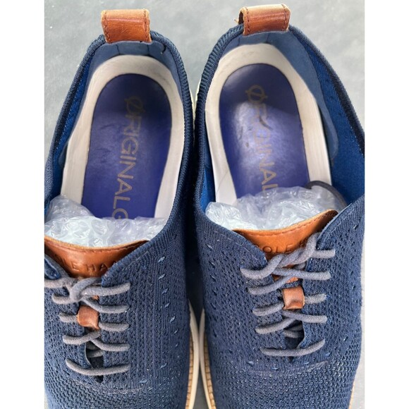 Cole Haan Original Grand Men\'s Wingtip Oxfords Shoes Size 10 M Blue C27960 main image 7